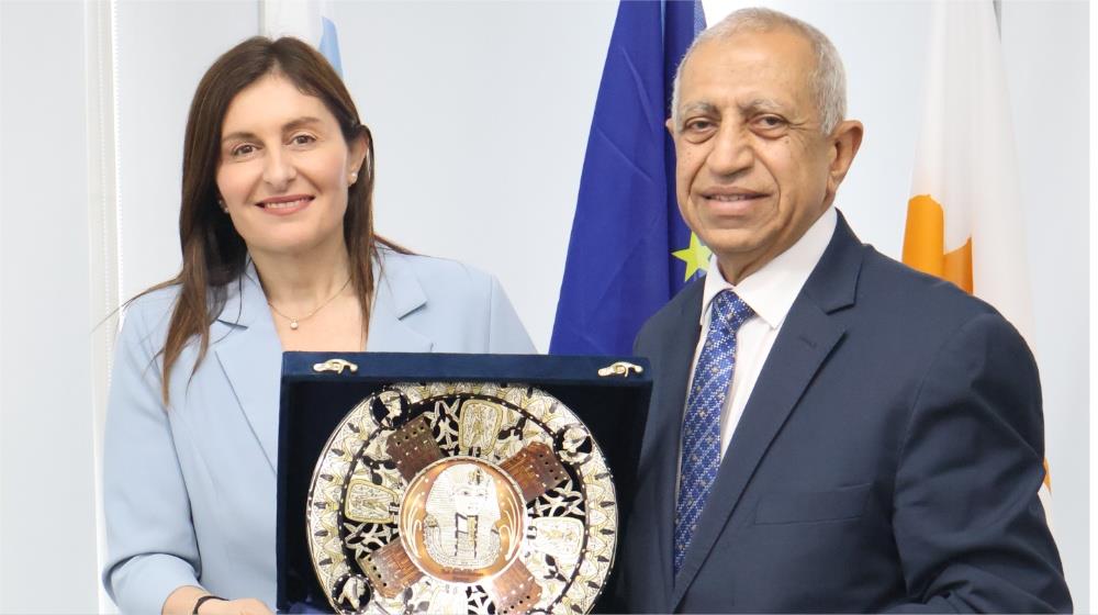 Marina Hadjimanolis met with Prof. Dr. Ismail Abdel Ghaffar Ismail Farag