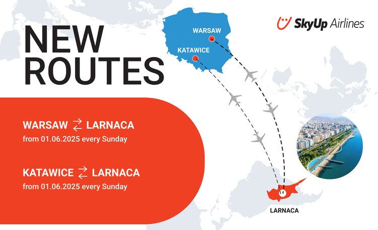 SKYUP AIRLINES NEW ROUTES