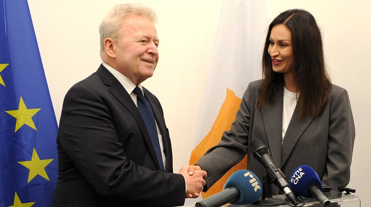 EU Commissioner Agriculture and Panagiotou