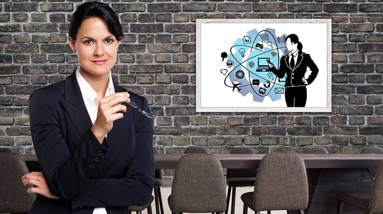 executive office worker businesswoman woman business