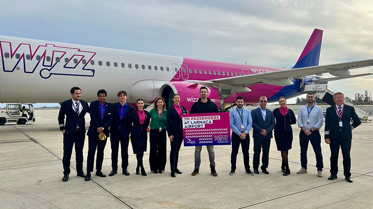 7 Million Passengers_Wizz Air_Cyprus - Larnaca