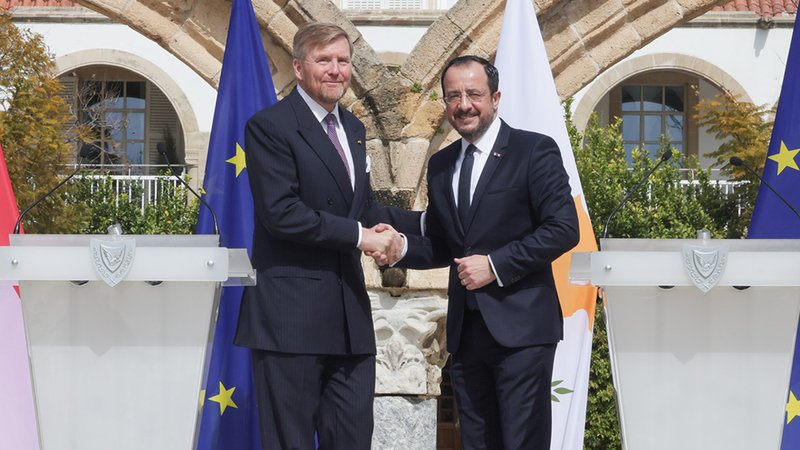 King of Netherlands Christodoulides