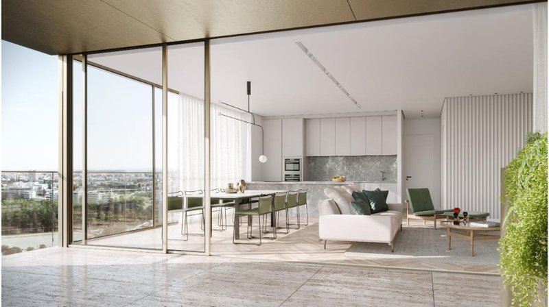 The Landmark Nicosia - Residential Tower - Living Room Type B-NO(1)