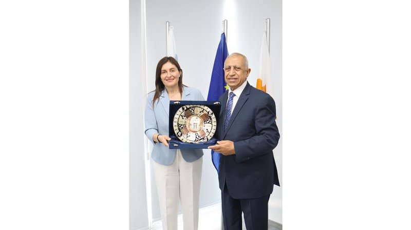 Marina Hadjimanolis met with Prof. Dr. Ismail Abdel Ghaffar Ismail Farag